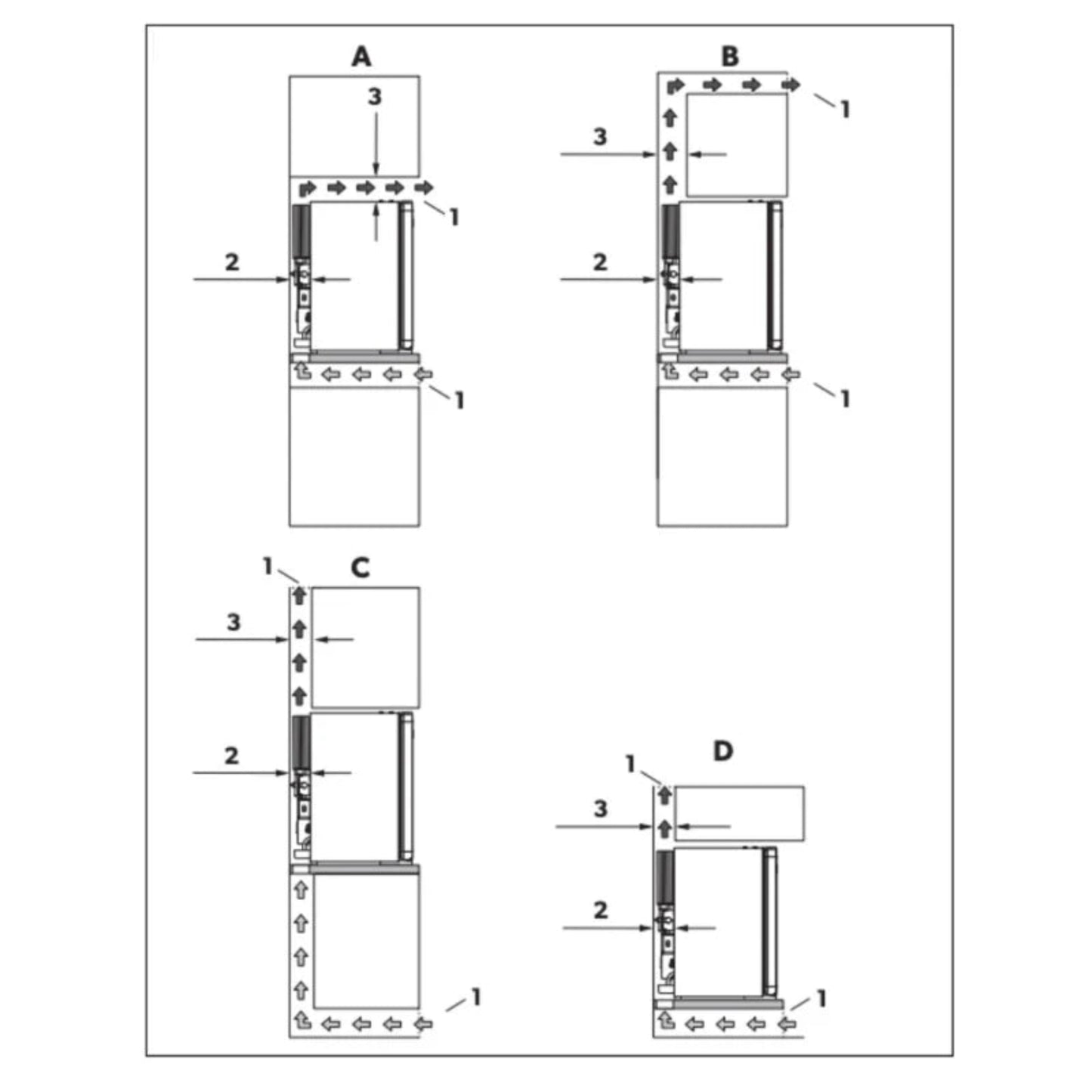 Minibar E28 con porta cieca 28 litri