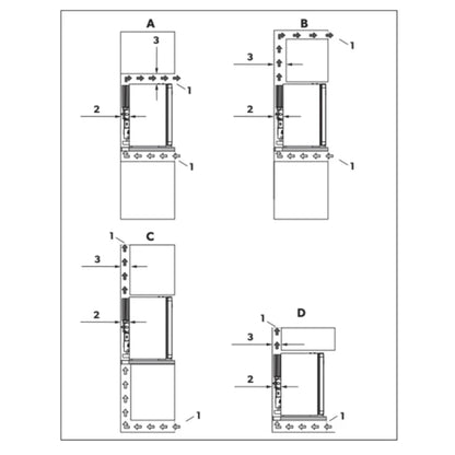 Minibar E28 con porta cieca 28 litri