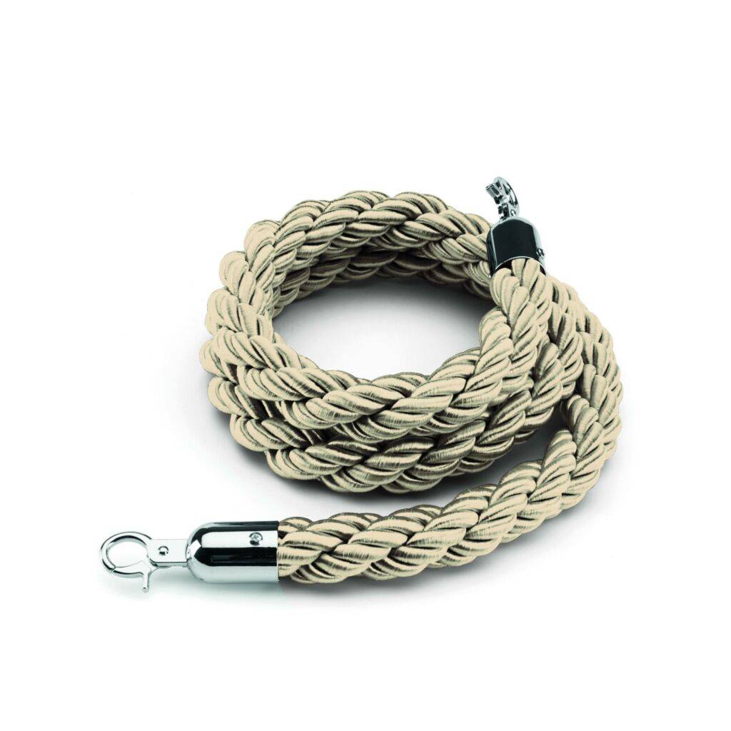 Cordone intrecciato in nylon con moschettoni CORDA