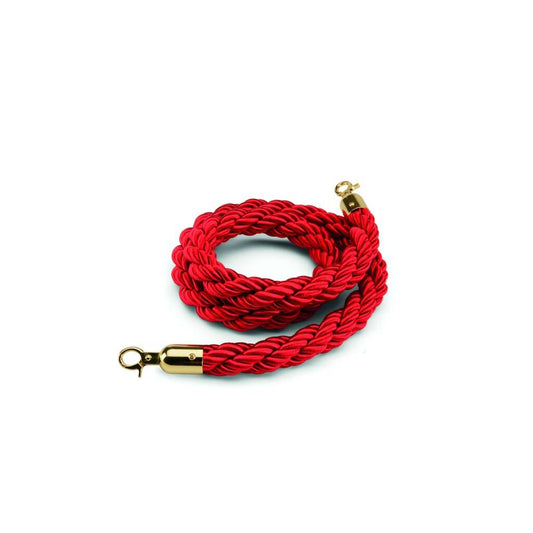 Cordone intrecciato in nylon con moschettoni CORDA
