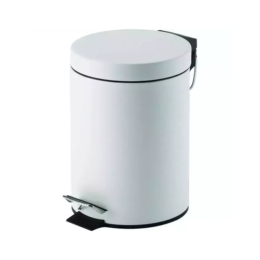 Pattumiera SP1580103 bianca in acciaio 3 litri