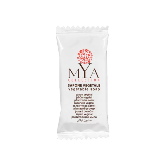 Rectangular soap 14 gr flowpack Mya Collection 