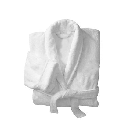 Accappatoio con collo sciallato